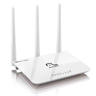 Roteador Sem Fio Wireless Wi-fi N 300 Mbps 3 Antenas 5dbi Multilaser RE163V (1)