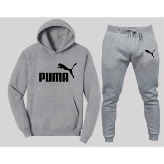 Conjunto Puma Blusa de Frio Moletom + Calca Moletom Masculino E Feminino Marca Esportiva (6)