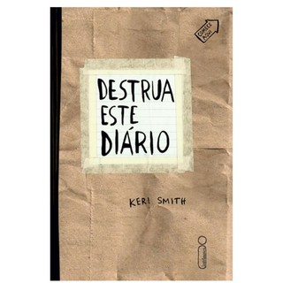 Livro Destrua este diário Keri Smith novo lacrado presente criativo (1)
