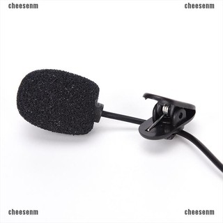 (Fel) Mini Microfone De Lapela De Alta Qualidade De 3,5 mm / Microfone De Lapela Para Pc / Laptop Preto