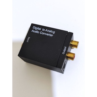 Adaptador Audio Converter Digital To Analog Toslink usado