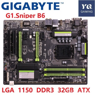 Usado ● Presente Gigabyte GA-G1 . Motherboard Sniper B6 Para Intel B85 DDR3 32GB Desktop mainboard systemboard sNvm