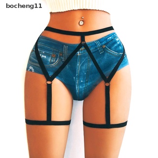 (hotsale) Womens Sexy Elastic Garter Belt Bondage Leg Harness Pantie Lingerie High Waist {bigsale}