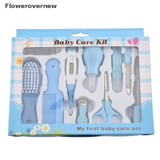 (Fon) 6 / 8 / 10 / 13 Pçs Kit De Cuidados De Saúde Recém-Nascido Bebê / Conjunto De Higiene Grátis (Flowerorenew) (8)
