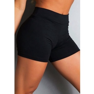 Shorts Feminino Plus size Academia liso Promoçao moda Fitnes (3)