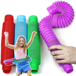 1 Pcs Mini Pop Tubo Sensory Brinquedos Jogos Da Família Crianças Fidgets Alívio Estresse Toy Cor Aleatória 1.9 cm / 2.9 cm