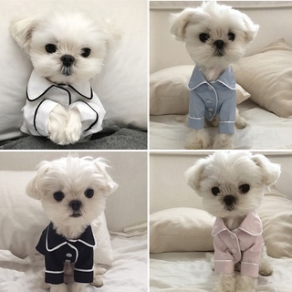 Pijama Para Cães Pequenos E Médio-Sizado Chihuahua Yorkie Bulldog