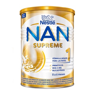 NAN Supreme 1 Fórmula Infantil 400g para Lactentes de 0 a 6 Meses