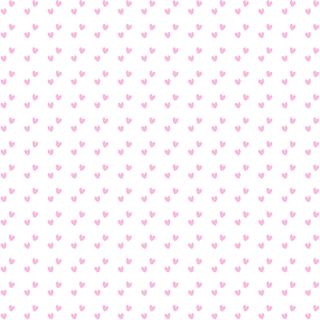 Tricoline Estampado Mini Corações Rosa Bebê, 100% Algodão, Unid. 50cm x 1,50mt