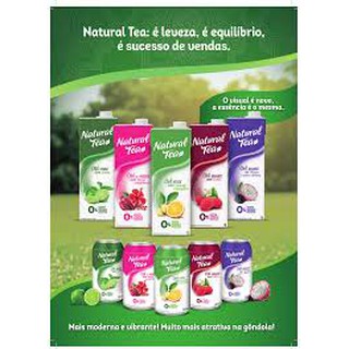 Chá Natural Tea Caixa 1 Litro - Diversos Sabores