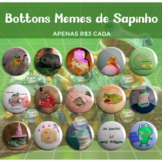 Bottons Memes de Sapo - Frog - Froggy