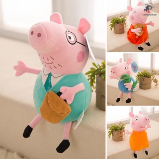 Peppa Pig Boneca De Pelúcia Pacificar Dos Desenhos Animados Stuffed Plushies Cabeceira Pano Ornamento Do Brinquedo Para Crianças Meninas 25cm
