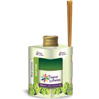 Difusor Ambientes Tropical Aromas 250ml Maçã Verde Aromatizador