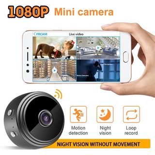 A9 1080p Mini Câmera Ip Wifi Câmera De Visão Noturna Câmera De Detecção De Movimento Ímã Apoio Tf Cartão Mini Câmera Energistr