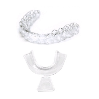 2 Moldeiras Placas Protetor Dental Termo Moldável Anti Bruxismo Anti Ronco Apneia Clareamento Dos Dentes (1 Par)