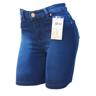 Bermuda jeans elástano lycra bivik azul