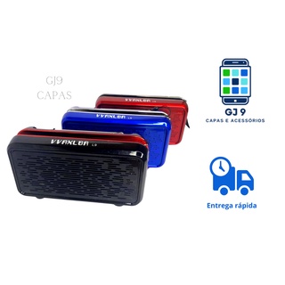 Caixa De Som Bluetooth Portátil Com Antena e Radio FM, USB, Leitor Micro SD - L9BT