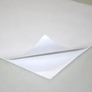 Papel offset adesivo branco fosco A4 115g c/20 folhas