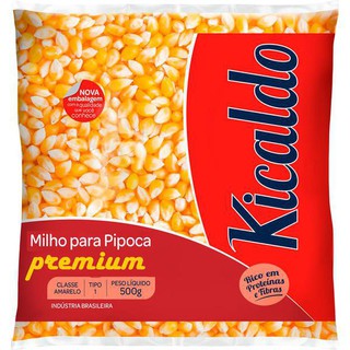 Milho de Pipoca Premium Kicaldo 500g.