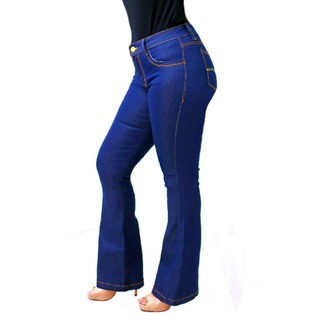 Calca Feminina Jeans Plus Size até 60 Premium Original com Elastano e Lycra.