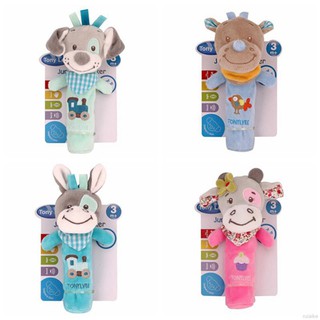🍭 ruiaike 🍭 Baby Plush Toys Cartoon Animal Baby Rattles Hand Bell Stuffed Toys Early Development Toys
