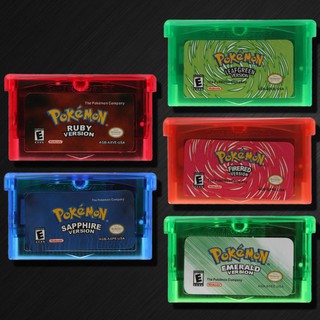 Fitas Pokemon Gameboy Advance - Sapphire - Fire Red - Leaf Green - Emerald - Ruby (1)