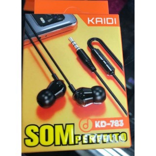 Fone com microfone Kaidi KD-783 Fones de ouvido para Samsung Motorola Xiaomi LG Asus com microfone (1)