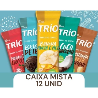 Barra de Cereal trio Caixa Mista 12 Unid.20g