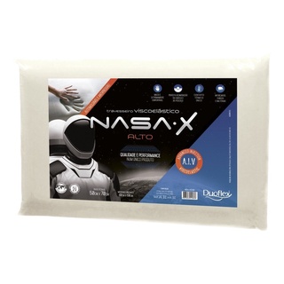 Travesseiro Nasa-x Alto 50x70cm - Viscoelastico - Duoflex