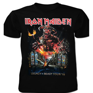 Camiseta Iron Maiden Legacy Of The Best Tour 2019, Ótima Qualidade Unissex 100% Algodão fio 30.1 penteado Promoção