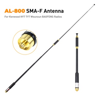 AL-800 Antena Telescópica De Conector SMA-Female VHF/UHF 144/430MHz Para Kenwood TYT HYT BAOFENG UV-5R-82 etc