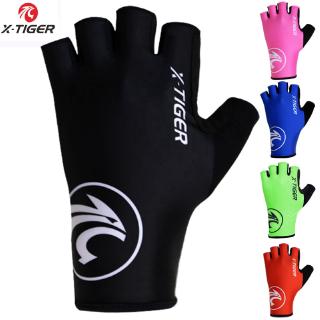 X-tiger Wind Cycling Gloves half finger non-slip Road racing bike gloves bicycle MTB glove Biciclet Cycling Gloves