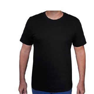 Camiseta PRETA para sublimar 100% poliéster.