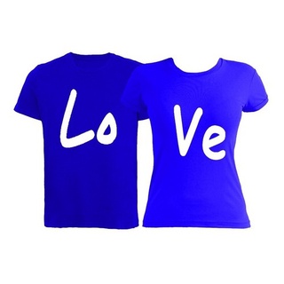 Kit Camiseta+baby Look Casal Love Namorados Amor (4)
