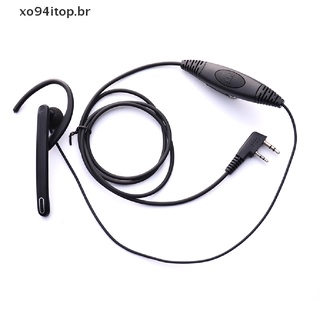 XOTOP Ear Rod Headphones 2 Pin Ear Bar Earpiece Mic PTT Mic Tactical Headset For Radio .