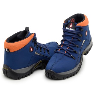 Bota Adventure Masculino Parra Boots - Adulto e Infantil - Azul Laranja - Ref: 218