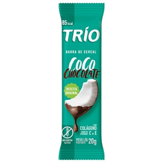 Trio Coco com Chocolate 20g - Trio Barra de Cereal Coco Trio Barra de Cereais Trio