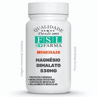 Magnesio Dimalato 530Mg - Força muscular e cardioproteção ®