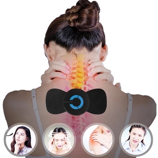 Massageador de pescoço portátil mini elétrica meridiano alívio muscular dor