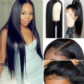 Long Straight Brazilian Lace Front Hair Wig Heat Resistant Synthetic Lace Silky