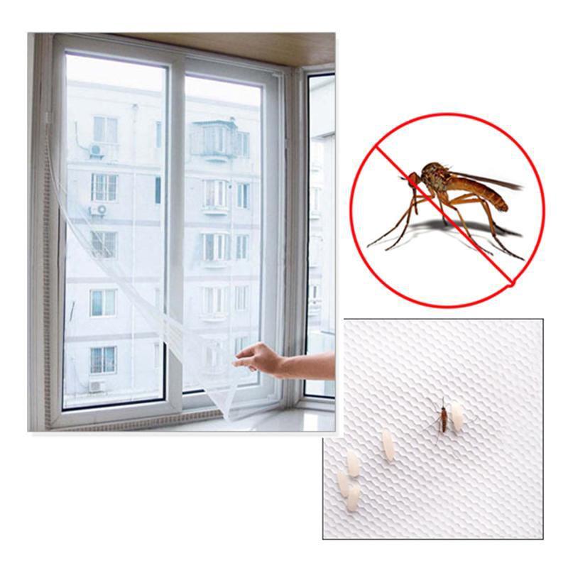 Tela Mosquiteira Janela Anti-inseto Mosquito Pernilongo 130x150 e Fita (1)