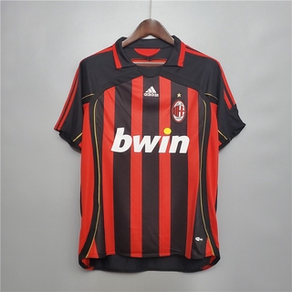 Camisa De Futebol Masculina Ac Milan 2006-2007 (1)