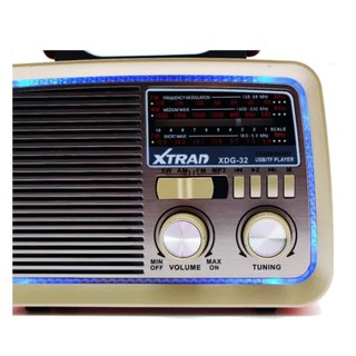 Rádio Retro Vintage Bluetooth Recarregável Caixa De Som Am Fm Usb Aux Sd (3)