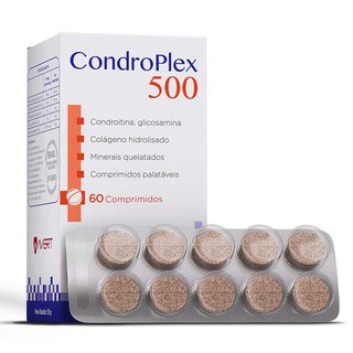 Condroplex 500 Suplemento Cães Gatos Avert 60 Comprimidos ORIGINAL