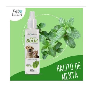 Kit Pasta de Dente Creme Dental + Spray Bucal Menta + Escova Dedal Escova de Dentes (Saúde Bucal Higiene oral para cães e gatos original Pet Clean) (2)