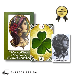 Tarot Baralho Cigana Esmeralda 36 Cartas + Livreto