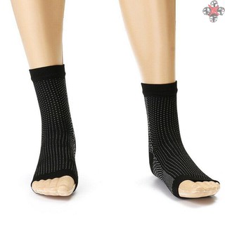 [Nursing] 1 Pair Arch Support Socks for Plantar Fasciitis Compression Foot Sleeves with Heel Arch & Ankle Support Foot C