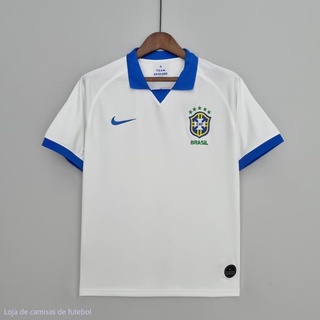 19-20 Brazil away Qualida De Topo Camiseta De Futebol Brasil Nacional
