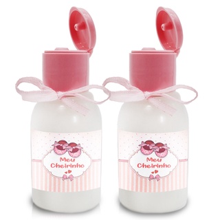 Kit 50 Mini Sabonete Liquido Personalizado Maternidade menina