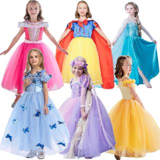 Nnjxd Fantasia De Princesa Tutu / Vestido De Aniversário / Roupa Infantil / Vestido De Cosplay Para Meninas (1)